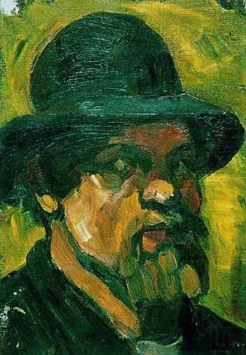 Theo van Doesburg Self-portrait wit hat. china oil painting image